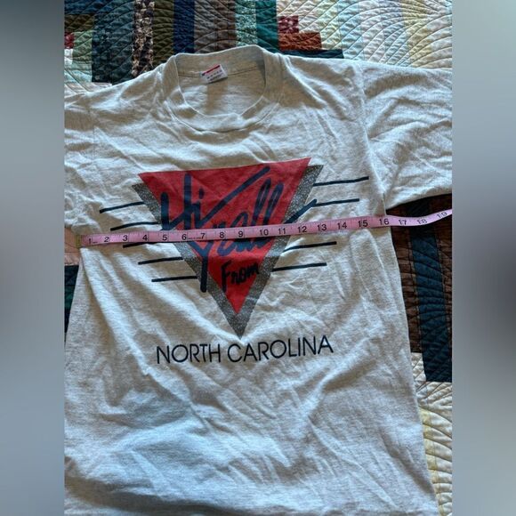 Vintage Hi Y’all Cotton Screen Print Tshirt Size Small - Picture 4 of 5